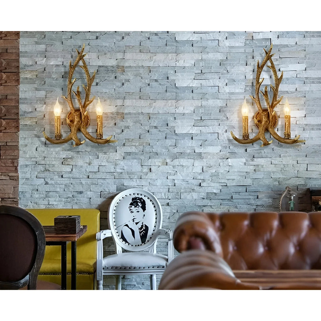 Creative Wall Lamp in the Shape of the Antlers for Restaurant, Bar