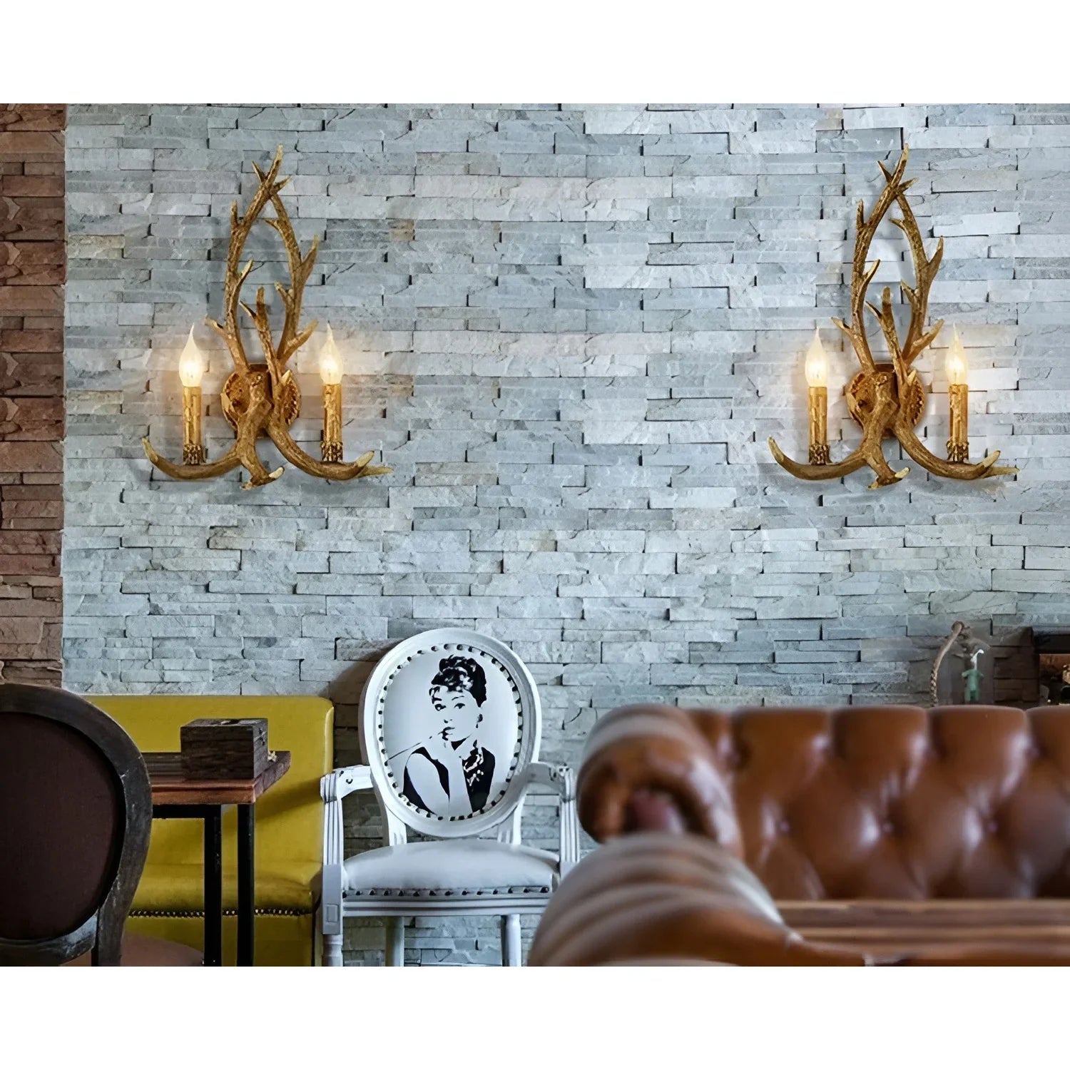 Creative Wall Lamp in the Shape of the Antlers for Restaurant, Bar