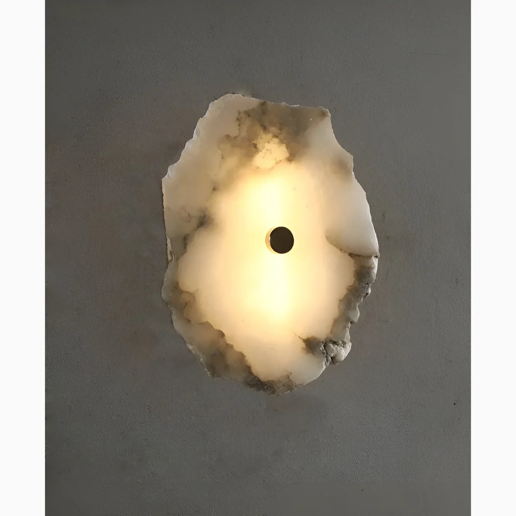 Creative Wall Lamp from Natural Marble for Living Room, Bedroom