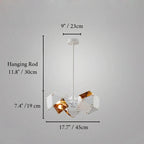 Gars White/Black Pendant Lighting for Kitchen