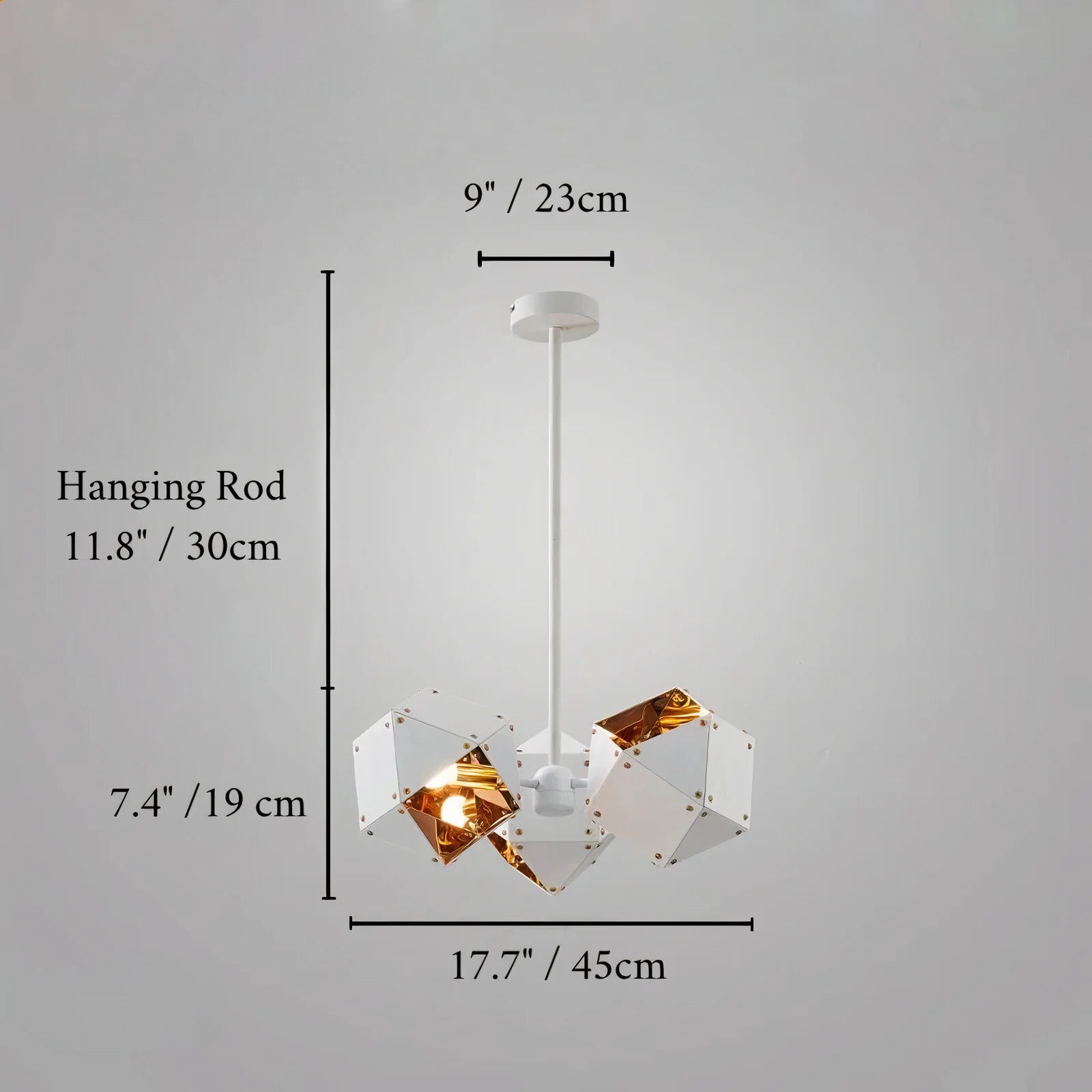 Gars White/Black Pendant Lighting for Kitchen