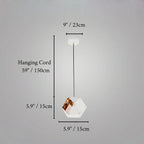 Gars White/Black Pendant Lighting for Kitchen