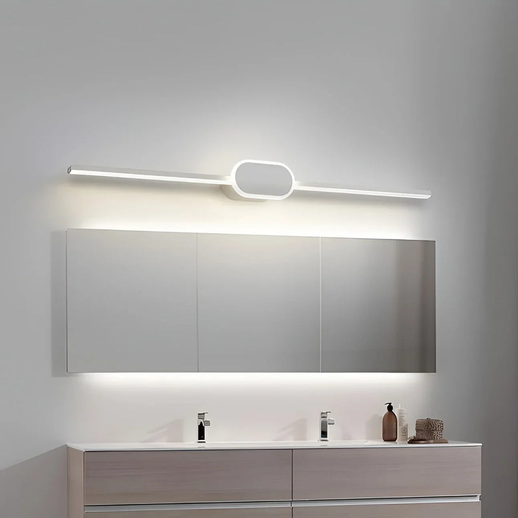 Melilla | Modern Black/White LED Mirror Wall Lamp
