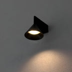 Bauhaus Aluminum Cone Wall Lamp with 3-Color LED