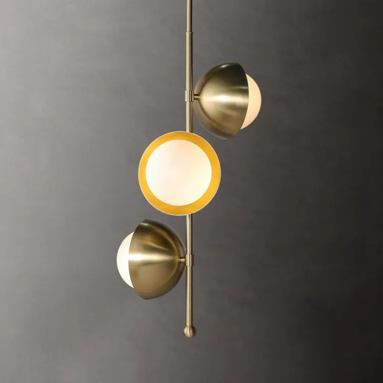 Chic Opal Glow Linear Chandelier