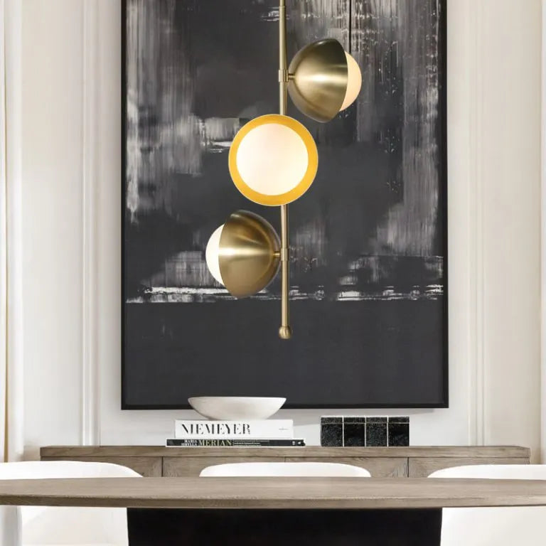 Chic Opal Glow Linear Chandelier