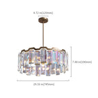 Elegant Crystal-Embellished Chandelier for Contemporary Homes
