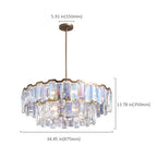 Elegant Crystal-Embellished Chandelier for Contemporary Homes