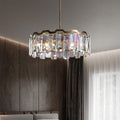 Elegant Crystal-Embellished Chandelier for Contemporary Homes