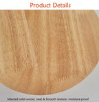 Round Modern LED Wooden Wall Sconce