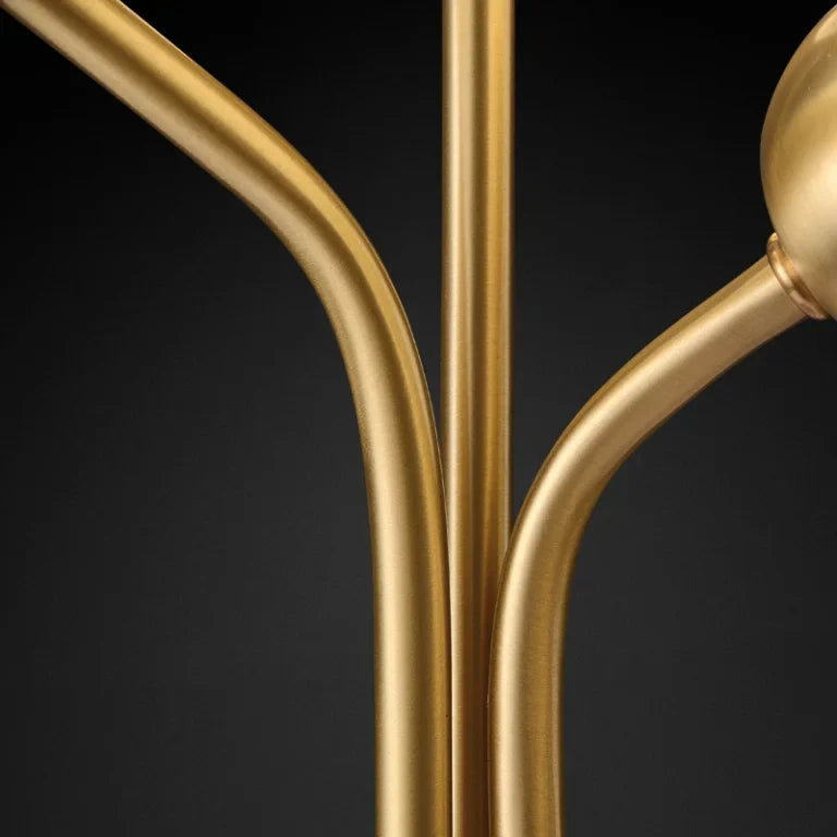 Elegant Tri-Shape Marble Base Table Lamp