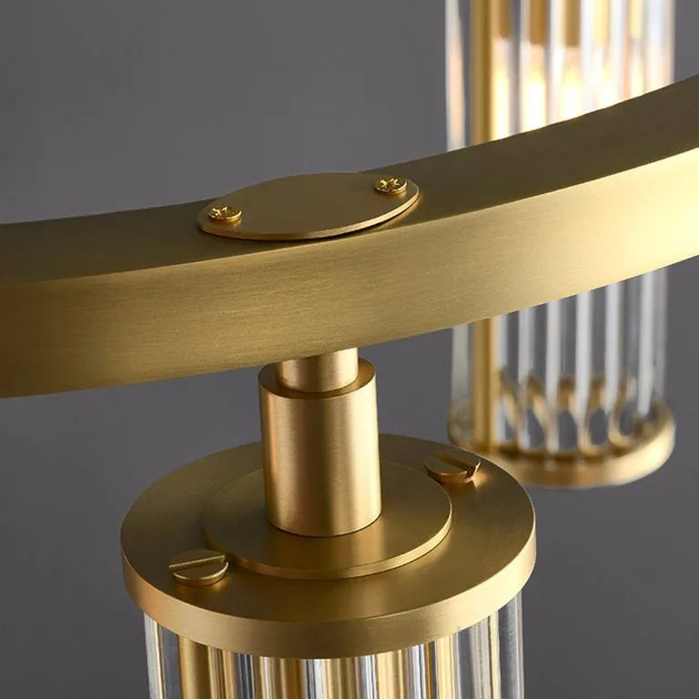 Modern Halo Elegance Ring Chandelier