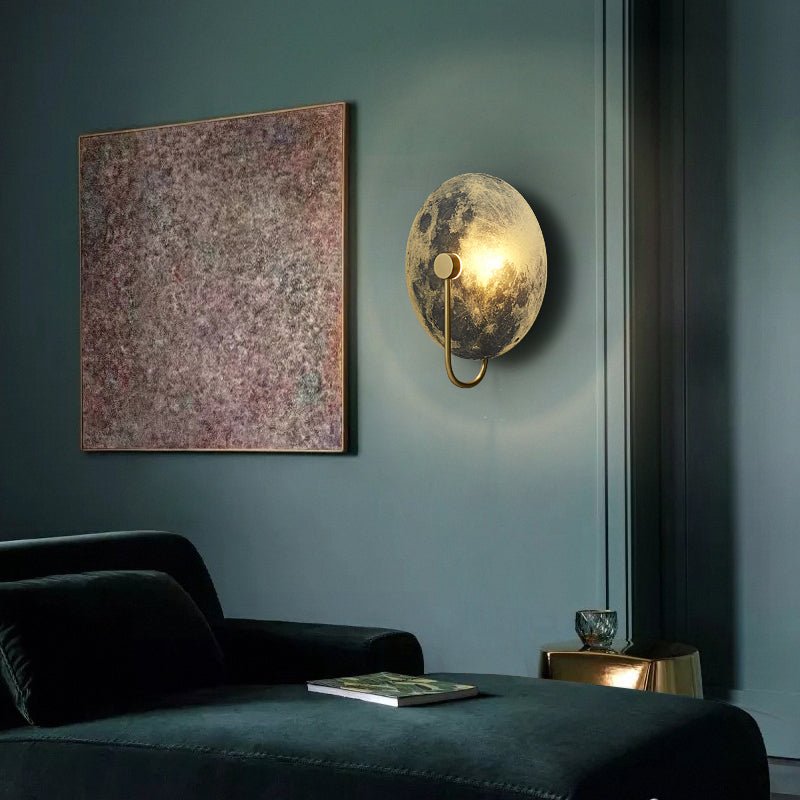 Creative Wall Lamp in the Shape of the Moon, Living Room, Bedroom