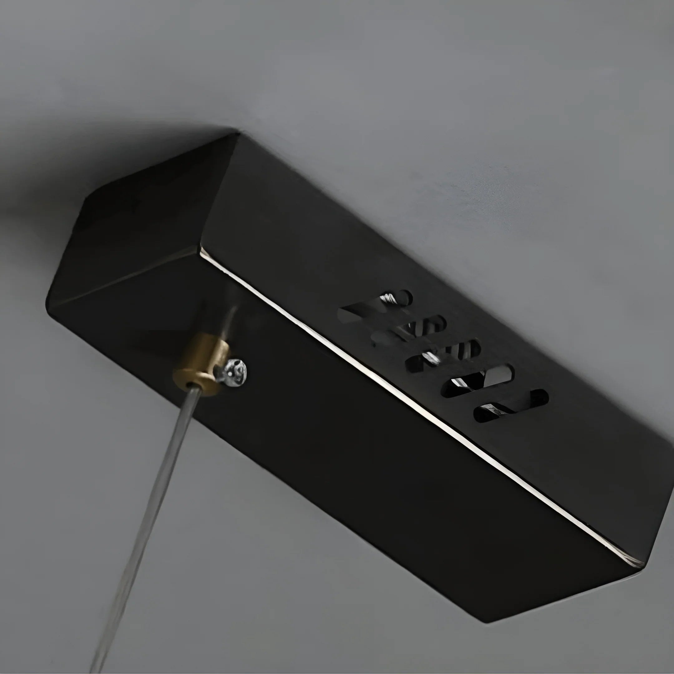 Almeria Marble & Brass Linear Pendant Light For Dining Room