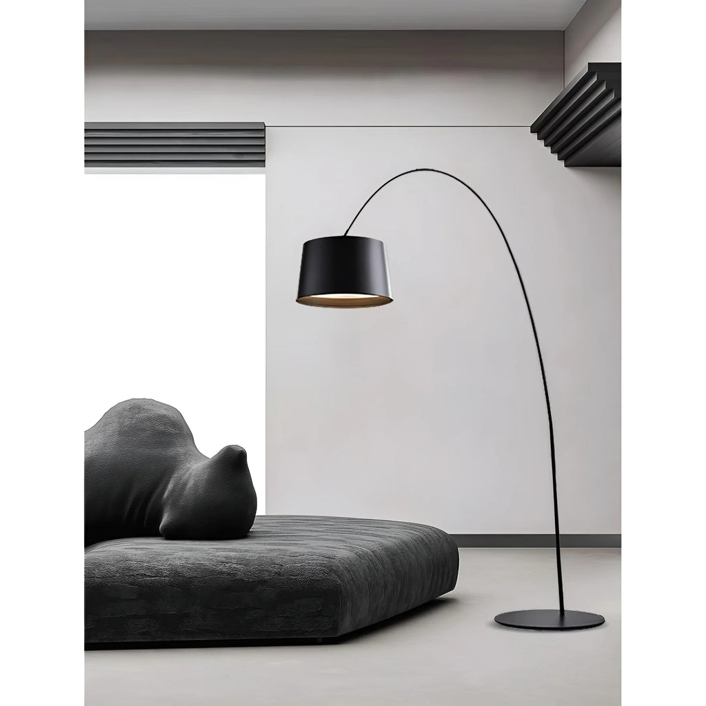 Designer Arc Floor Lamp - Modern Minimalist Aluminum Lamp