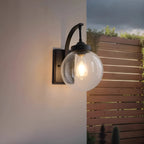 Stainless Steel & Glass Globe Waterproof Exterior Light