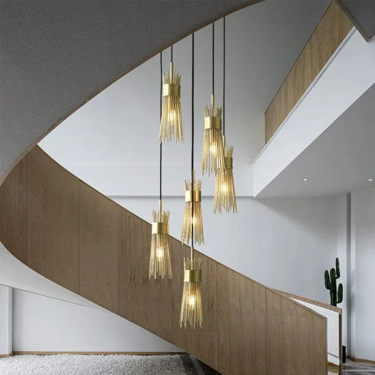 Vanguard Aged Brass Contemporary Chandelier for Stylish Spaces