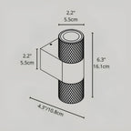 Modern Industrial Wall Light - IP65 LED Sconce with Textured Finish