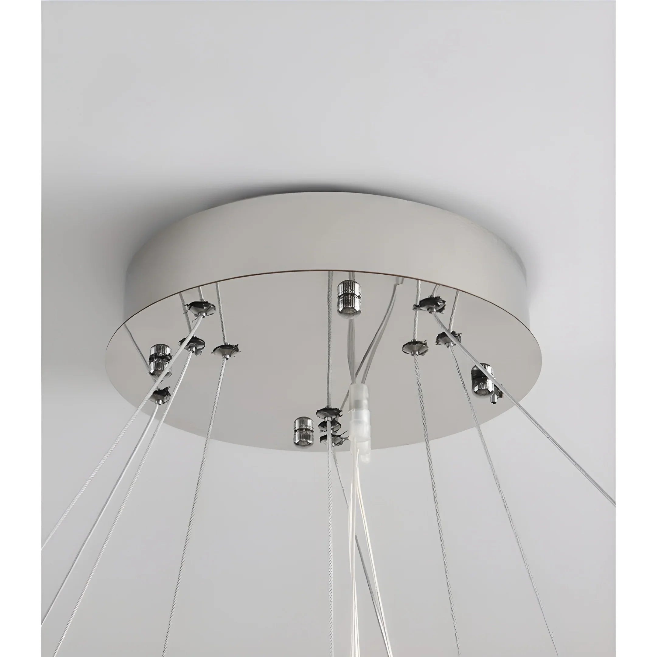 Luxury K9 Crystal Chandelier – Modern Multi-Ring LED Ceiling Light