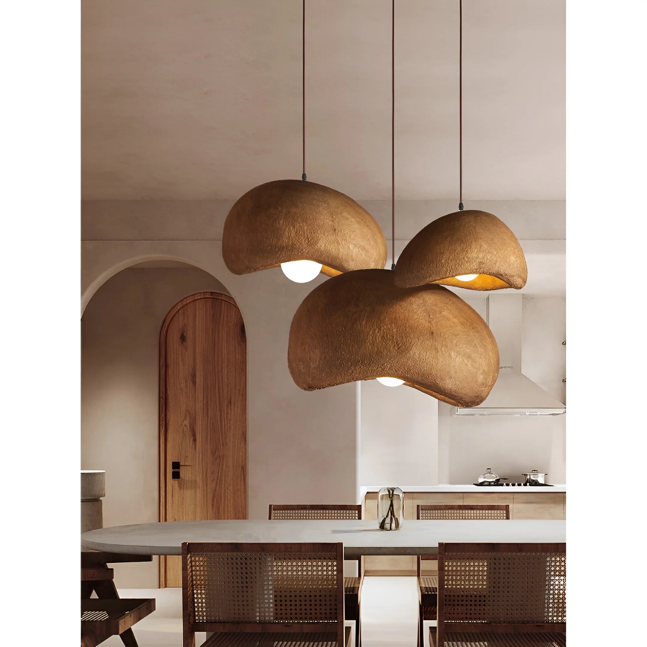 Wabi-Sabi Cloud Pendant Lamp for Dining Room, Living Room, Restaurant