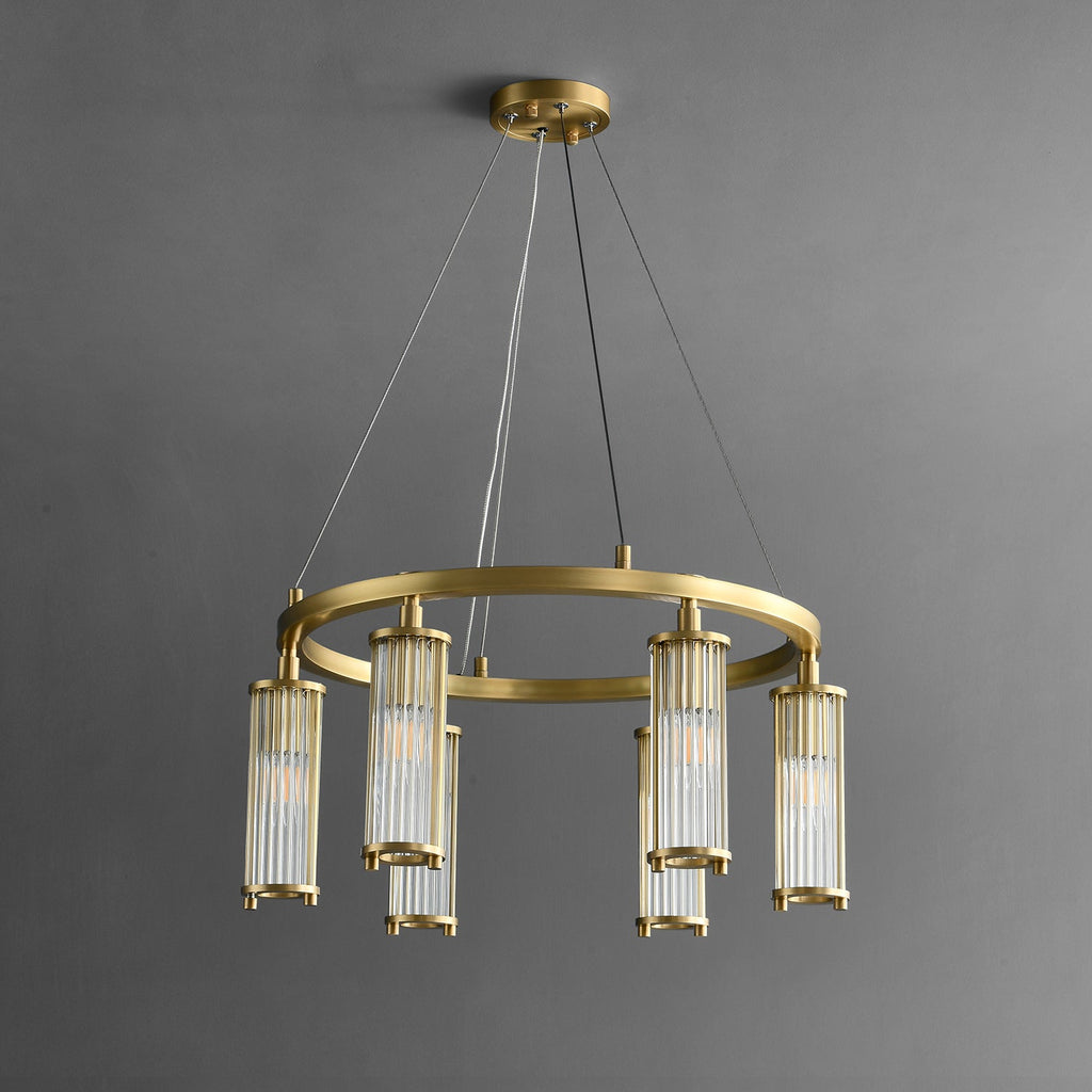 Modern Halo Elegance Ring Chandelier