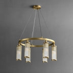 Modern Halo Elegance Ring Chandelier