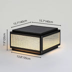 Solar LED Outdoor Pillar Light - Waterproof Aluminum Post Lamp for Garden, Fence, Villa, Yard