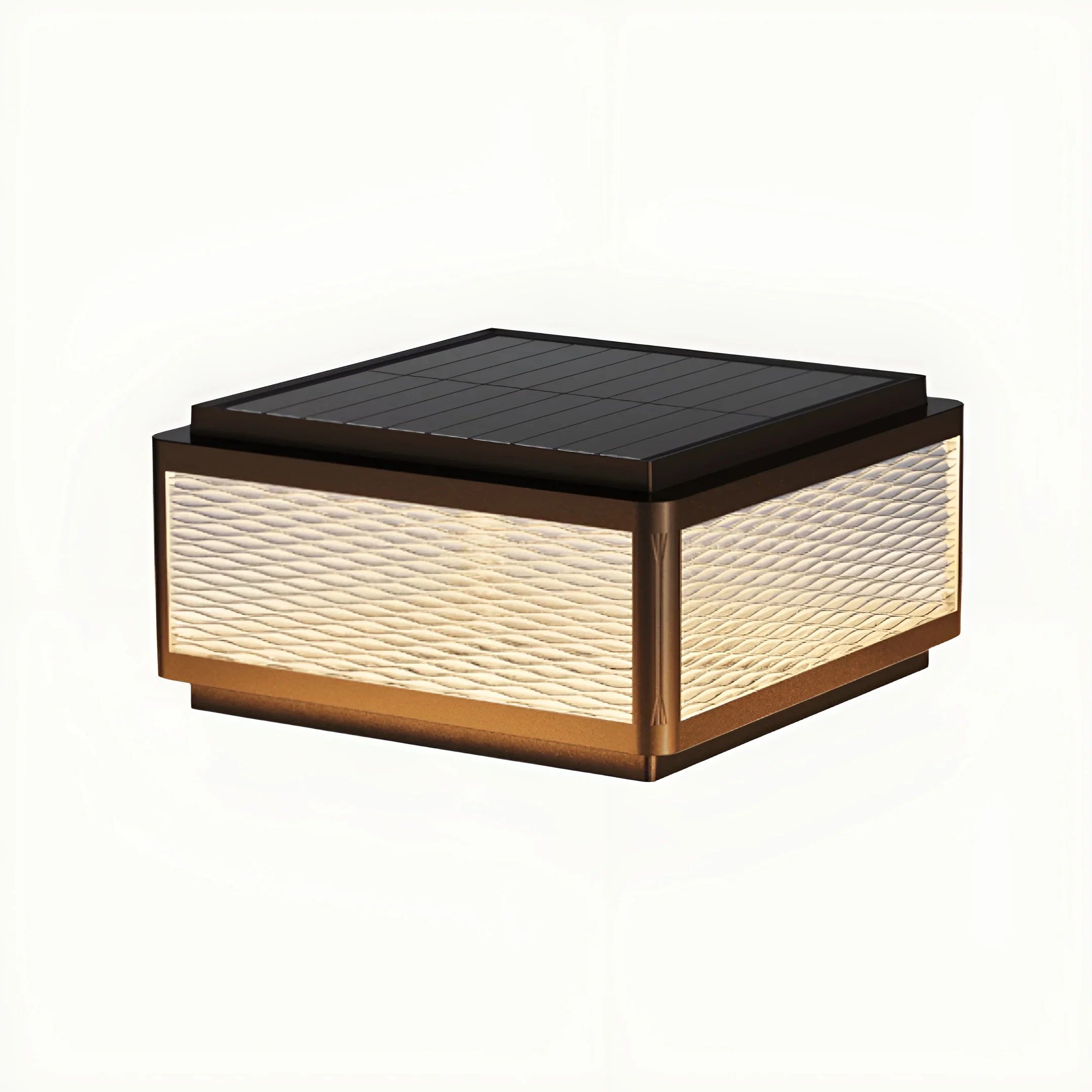 Solar LED Outdoor Pillar Light - Waterproof Aluminum Post Lamp for Garden, Fence, Villa, Yard