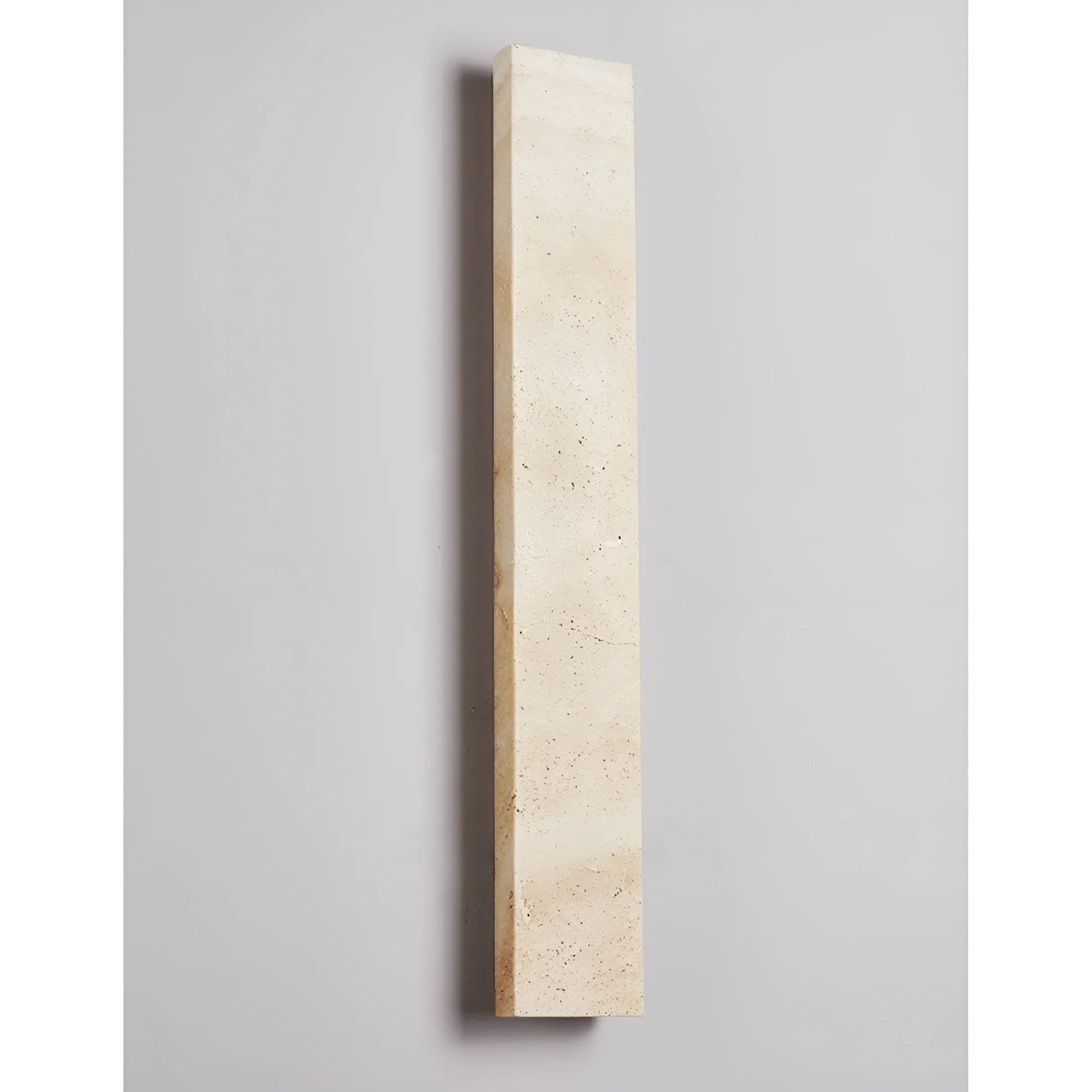 Solea Travertine Outdoor Light - Handcrafted Stone Wall Sconce