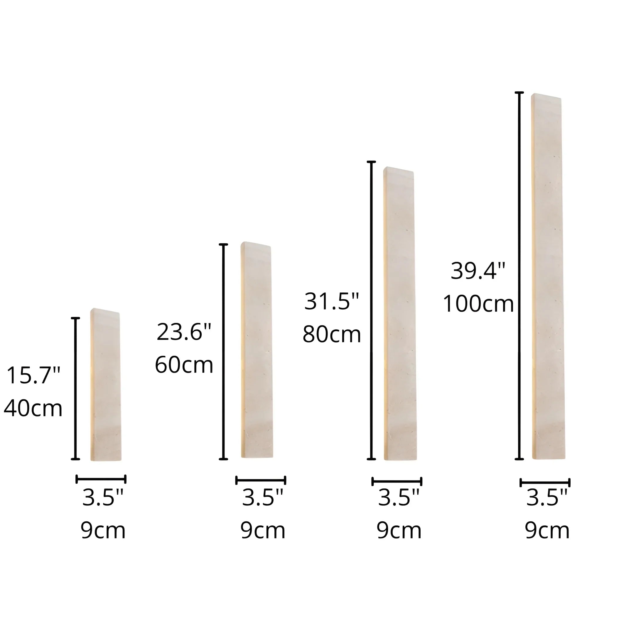 Solea Travertine Outdoor Light - Handcrafted Stone Wall Sconce