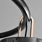 Pearl Black and Champagne Gold Illumination Pendant Fixture