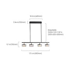 Elegant Colorful Linear Lamp for Modern Kitchen Island