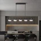 Elegant Colorful Linear Lamp for Modern Kitchen Island