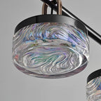 Elegant Colorful Linear Lamp for Modern Kitchen Island