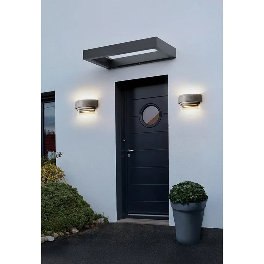 Wabi-Sabi Outdoor Wall Light - Sandstone Serenity Glow