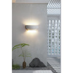 Wabi-Sabi Outdoor Wall Light - Sandstone Serenity Glow