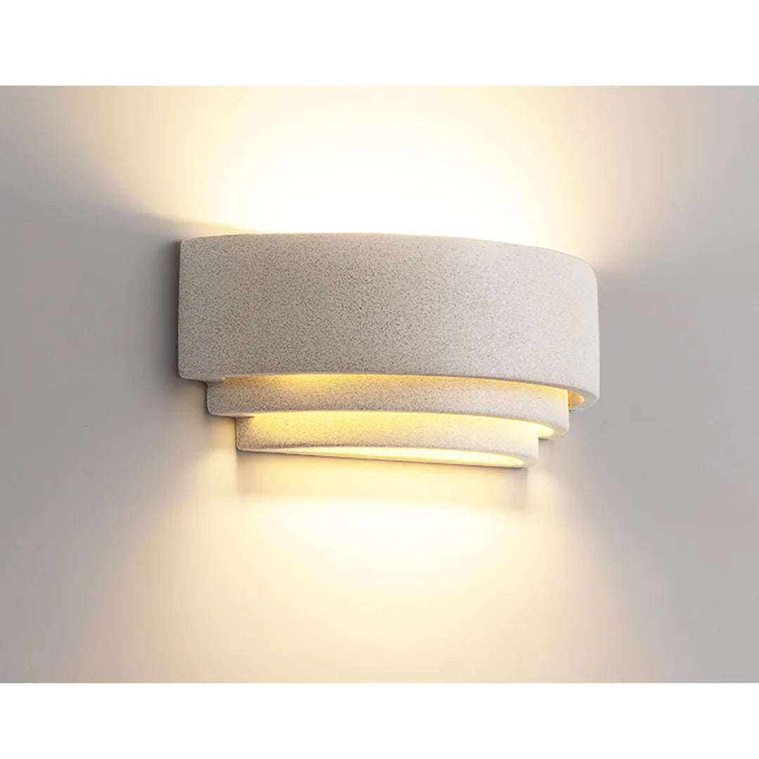 Wabi-Sabi Outdoor Wall Light - Sandstone Serenity Glow