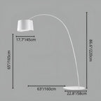 Designer Arc Floor Lamp - Modern Minimalist Aluminum Lamp