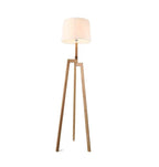 Boudry | Modern Solid Wood Floor Lamp With Light Lampshade
